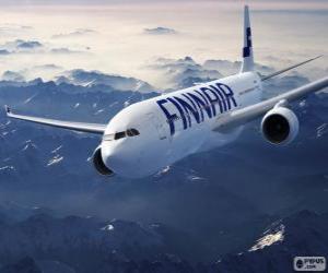 пазл Finnair, авиакомпания в Финляндии